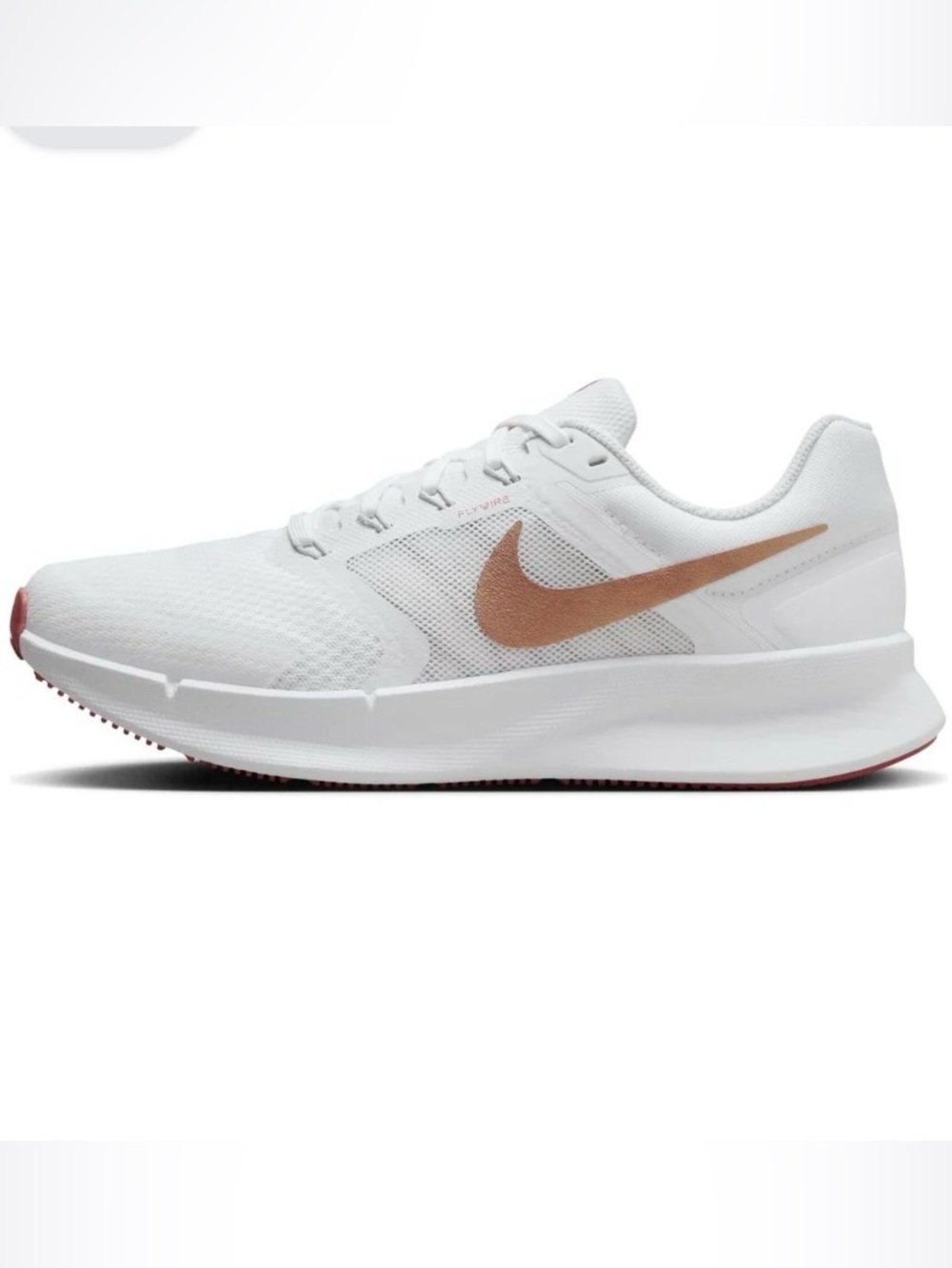 Nike Women's Run Swift 3 White Rose Gold Running Shoe Size 11 DR2698-105